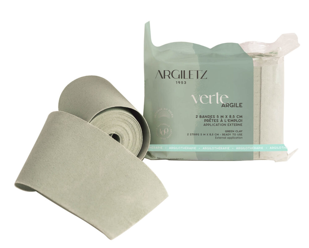 Bande d'argile verte - Argiltez - 2 bandes - Les argiles