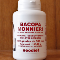 Bacopa monnieri - 180-60 gélules - neodiet - Mémoire