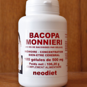 Bacopa monnieri - 180-60 gélules - neodiet - Mémoire