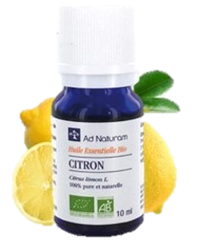 Huile essentielle de citron - 10 ml - Ad naturam