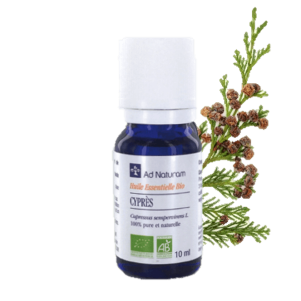 Huile essentielle de cyprès - 10 ml - Ad naturam - circulation
