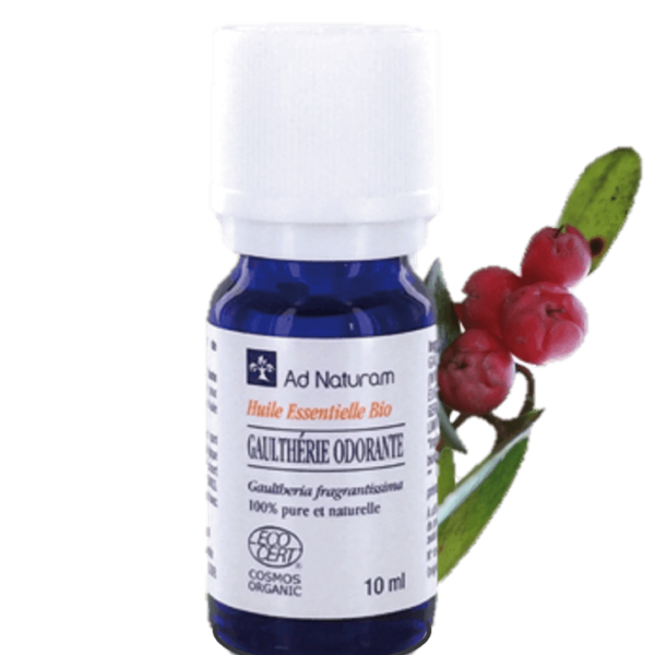 Huile essentielle de gaulthérie odorante - 10 ml - AD Naturam - articulations