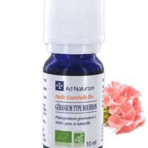 Huile essentielle de géranium rosat - 10 ml - AD naturam