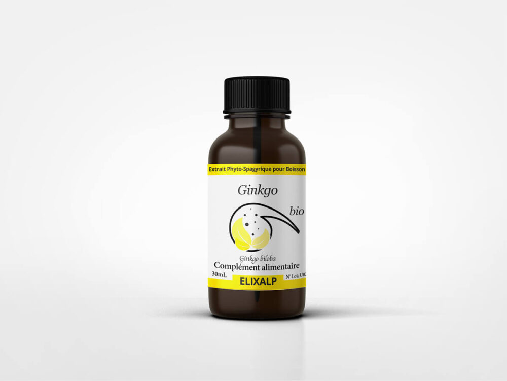 Ginkgo biloba bio - 30 ml - Elixalp