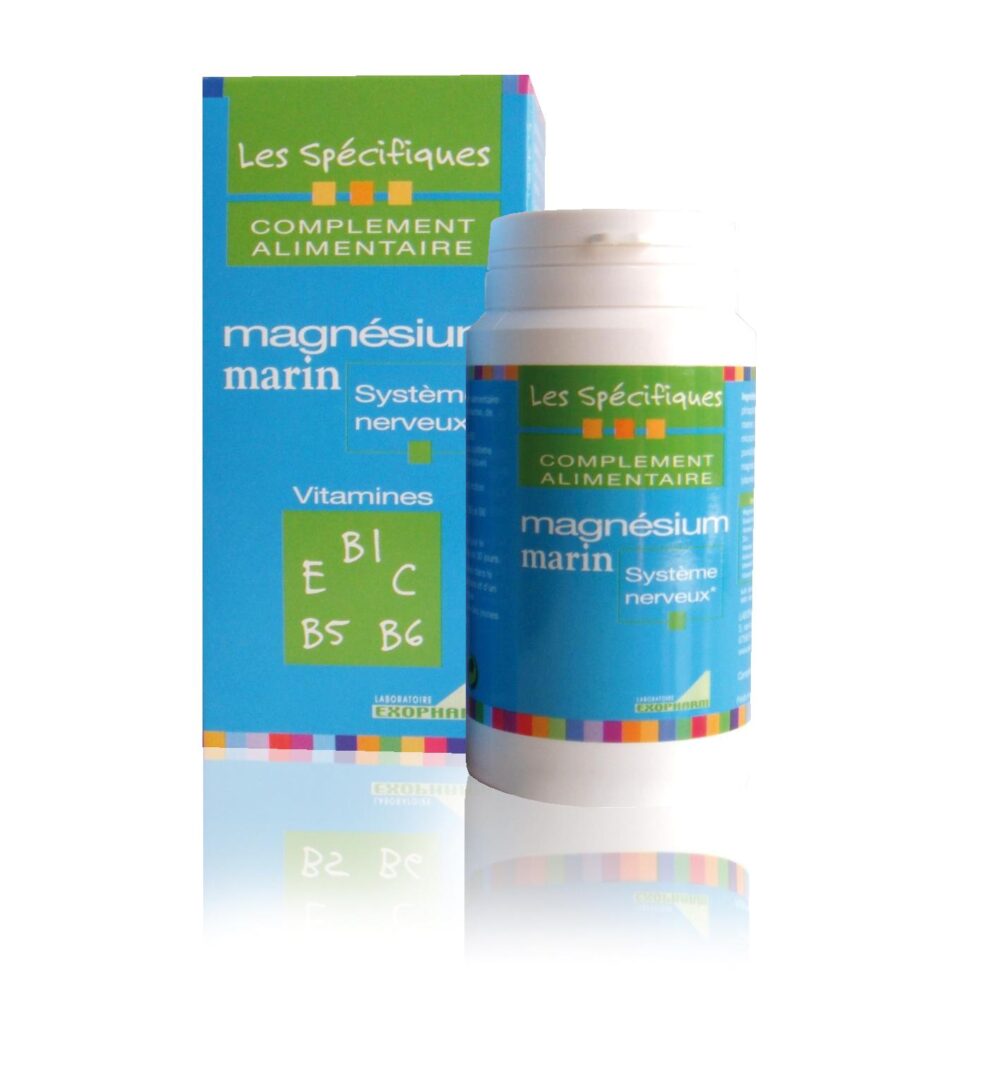 Magnésium marin - 60 comprimés - Nutrition concept - Muscles et tendons - Stress