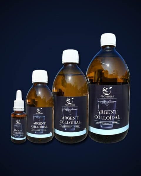 Argent colloïdal - Pro'herbe - Les oligo-éléments et minéraux - Peau