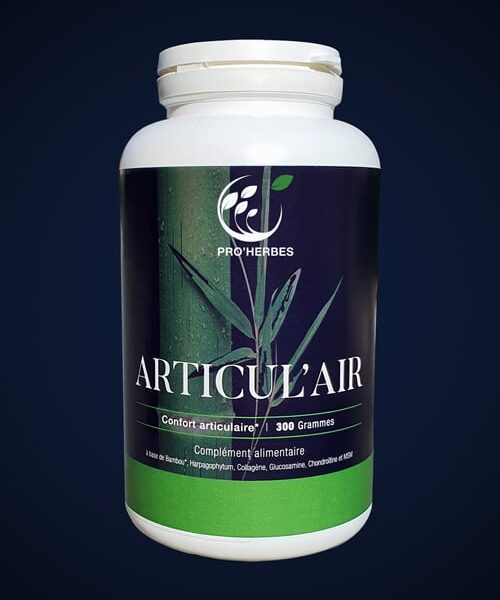 Articul'air - Poudre 300g - Pro'herbes - Douleurs-confort articulaire - Les compléments alimentaires - Muscles et tendons - Sportifs - Articulations