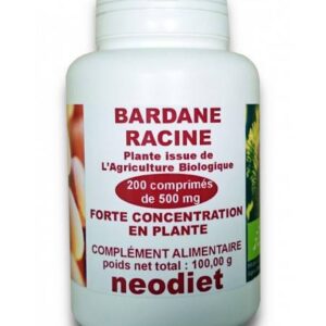 Bardane racine - Neodiet - 200 comprimés - Foie - Peau