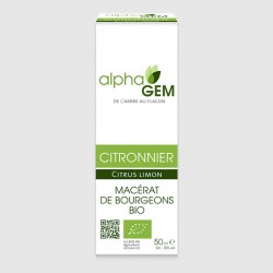 Macérât de bourgeon de citronnier - 50 ml - Alphagem