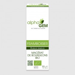 Bourgeon de framboisier bio - 50 ml - Alphagem - Hormones féminines