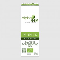 Macérât de bourgeon de peuplier - 50 ml - Alphagem