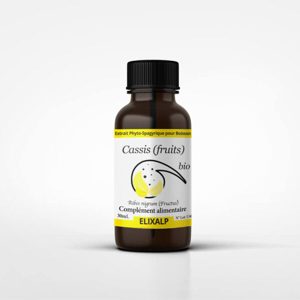 Cassis (fruit) - Elixir spagyrique - Elixalp - 30ml