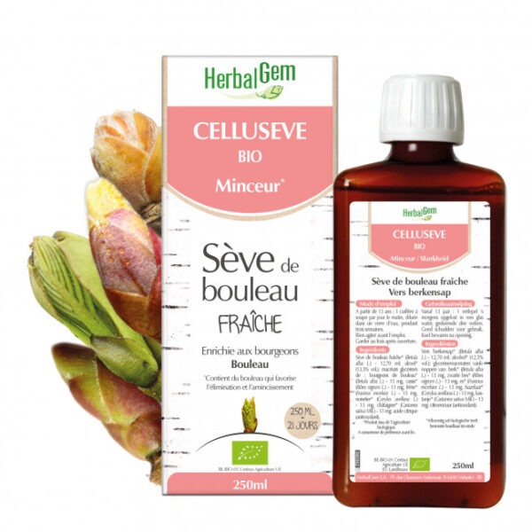 Cellusève Sève de bouleau fraîche - herbalgem - 250ml