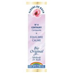 Fleur de Bach Centaury - Centaurée - 20 ml - Biofloral