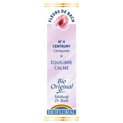 Fleur de Bach Centaury - Centaurée - 20 ml - Biofloral