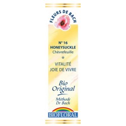 Fleur de Bach N°16 Honeysuckle - Chèvrefeuille - 20 ml - Biofloral