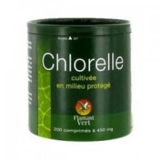 Chlorelle - 180 gélules - flamant vert - Detox - Les algues - Métaux lourds