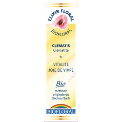 Fleur de Bach Clematis - Clématite - 20 ml - Biofloral