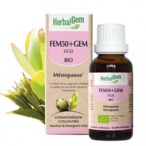Fem50+Gem complexe ménopause - 50 ml - Herbalgem - Hormones féminines