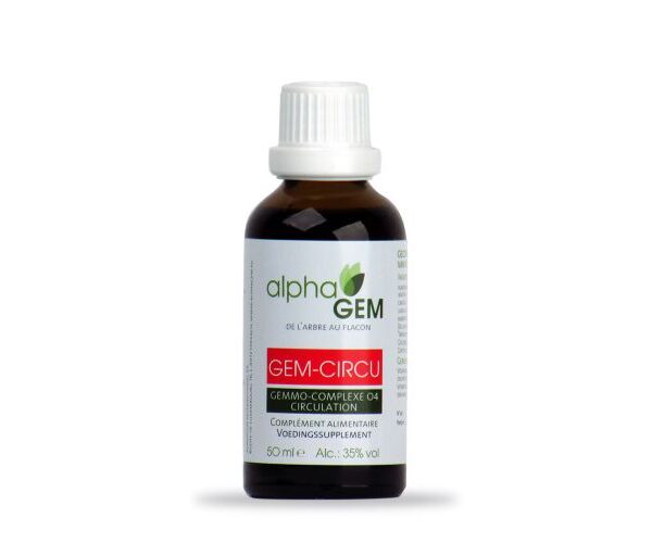 Gem-circu - Gemmo-complexe - 50 ml - Alphagem - circulation - Tension - veineuse