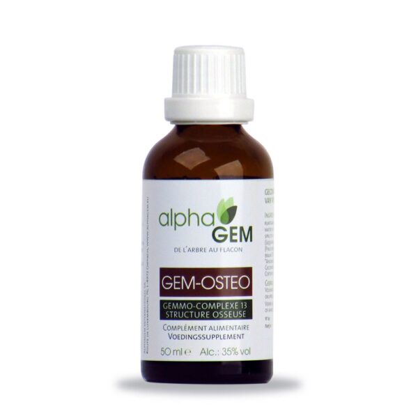 Gem-Osteo - Gemmo-complexe - 50 ml - Alphagem - Os et cartilages - Articulations