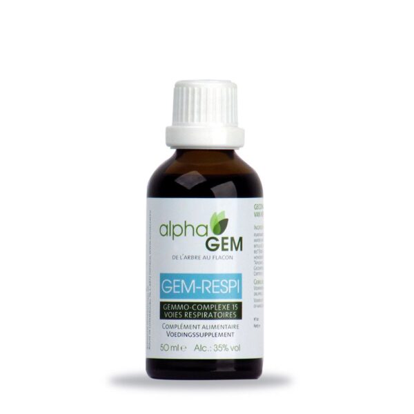 Gem-respi - Gemmo-complexe - 50 ml - Alphagem - O.R.L. - Poumons - Voies respiratoires