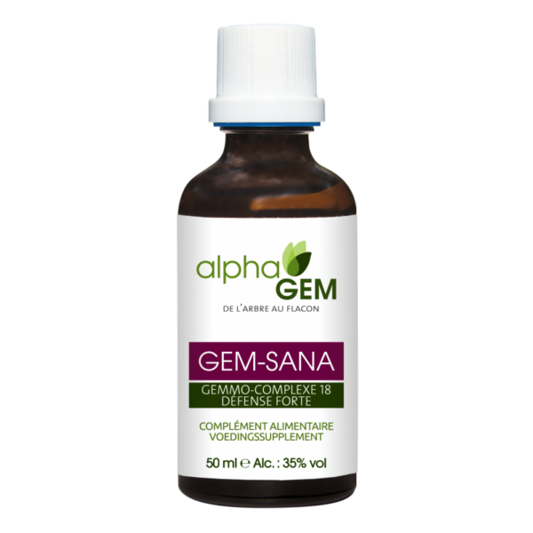 Gem-Sana - Gemmo-complexe - 50 ml - Alphagem - immunité - Les bourgeons