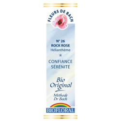 Fleur de Bach Rock rose - Hémianthème - 20 ml - Biofloral