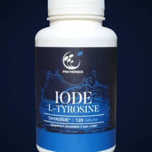 Iode L-thyrosine - 120 gélules - Pro'herbes - Thyroïde