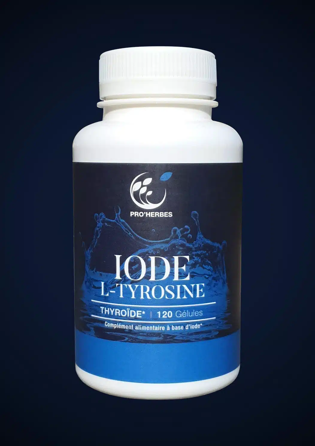 Iode L-thyrosine - 120 gélules - Pro'herbes - Thyroïde