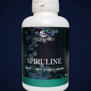 Spiruline - Pot de 500 comprimés - Pro'herbes - Grossesse et Allaitement - Vitalité - Les compléments alimentaires - Sportifs - Vitalité