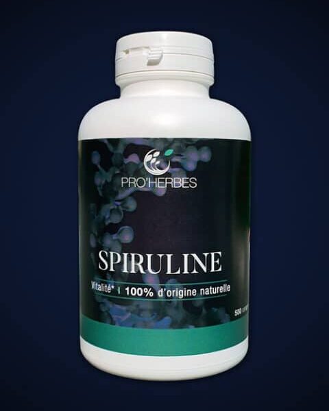 Spiruline - Pot de 500 comprimés - Pro'herbes