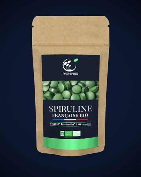 Spiruline française bio - sachet de 200 comprimés - Pro'herbes