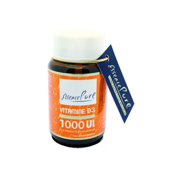 Vitamine D3 1000 UI - 100 comprimés - Essence pure