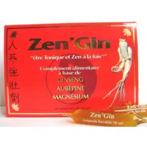 ZenGin - 20 ampoules - Nutrition concept - Energie-Fatigue