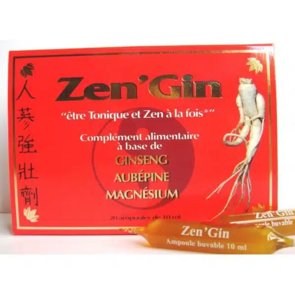 ZenGin - 20 ampoules - Nutrition concept - Energie-Fatigue