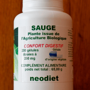 Sauge - 200 gélules - Néodiet - Hormones féminines