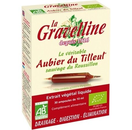 Aubier de tilleul du Roussillon - 30 ampoules de 10 ml - La Gravelline