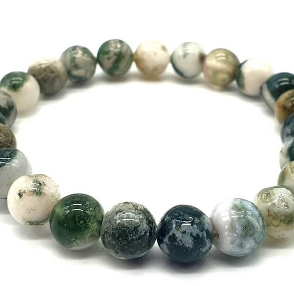 Bracelet Agate arbre - 8mm - Pro'herbes