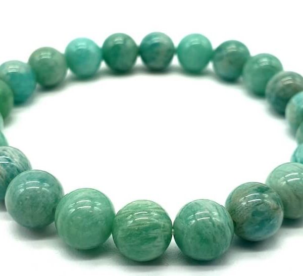 Bracelet Amazonite du Brésil - 8mm - Pro'Herbes