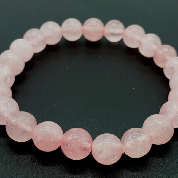 Bracelet quartz rose - 8 mm - Pro'herbes