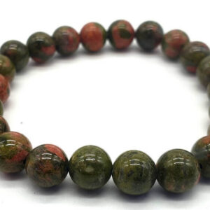 Bracelet unakite - 8 mm - Pro'Herbes