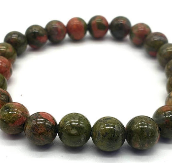 Bracelet unakite - 8 mm - Pro'Herbes