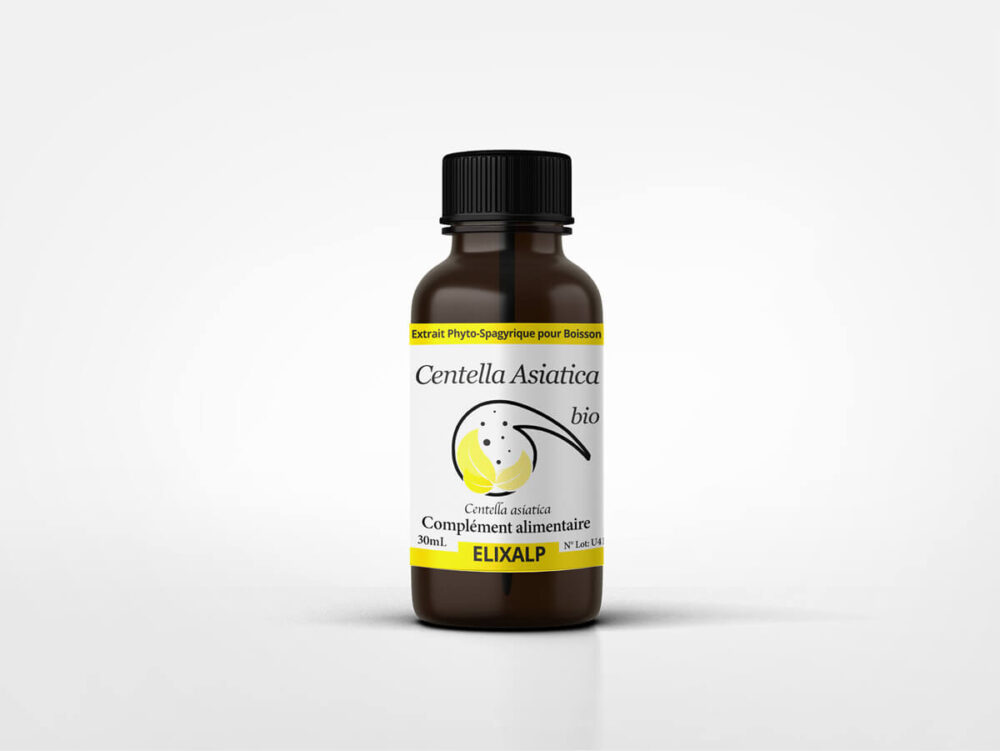 Centella asiatica bio - elixalp - elixir spagyrique - 30 ml