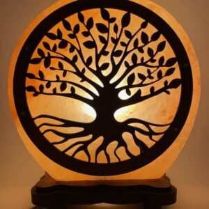 Lampe de sel de l'Himalaya arbre de vie - Esoterra -