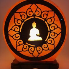 Lampe de sel de l'Himalaya Bouddha - Esoterra - Lampes de sel