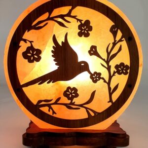 Lampe de sel de l'Himalaya Colibri - Esoterra - Lampes de sel