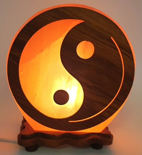 Lampe de sel de l'Himalaya Yin-Yang - Esoterra -