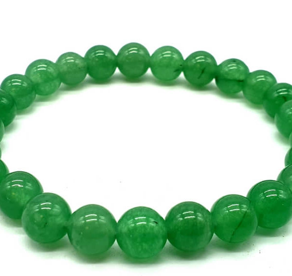 Bracelet d'Aventurine verte - 8mm - Pro'Herbes