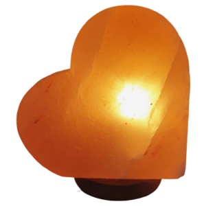 Lampe de sel de l'Himalaya Cœur - Esoterra -